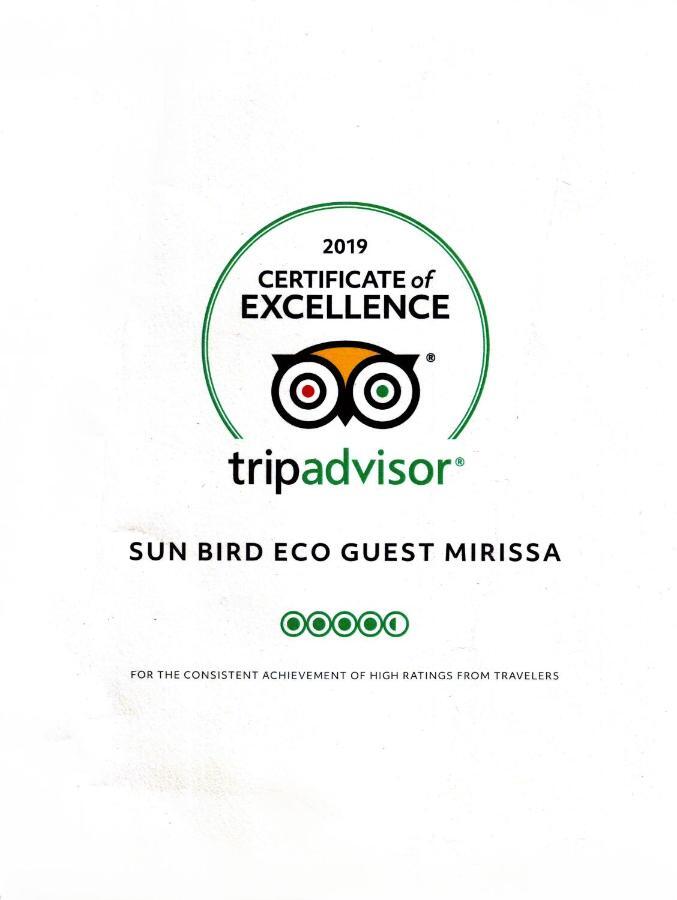 Готель Sun Bird Eco Guest Мірісса Екстер'єр фото